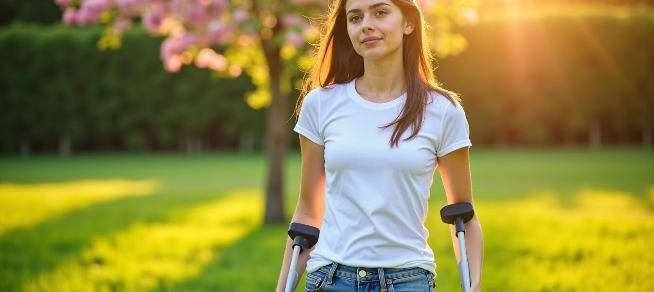 Entorse de la cheville : quand cesser l'utilisation des béquilles et reprendre la marche ?