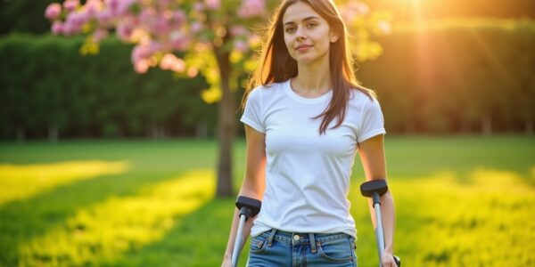 Entorse de la cheville : quand cesser l'utilisation des béquilles et reprendre la marche ?